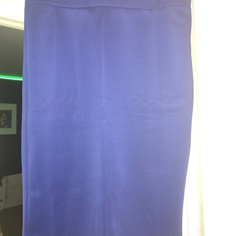 Eloquii Blue Midi Pencil Skirt for Work